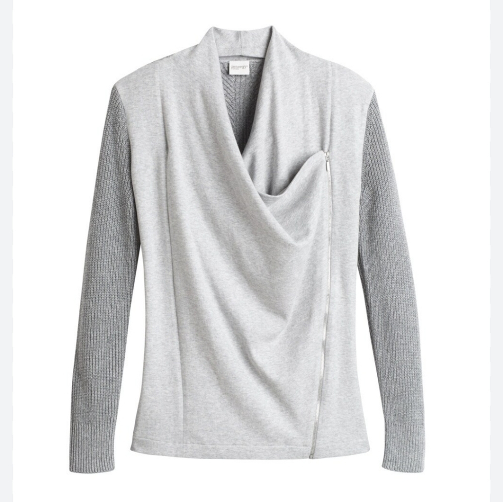 ZENERGY Dina Fabric-Mix Jacket
